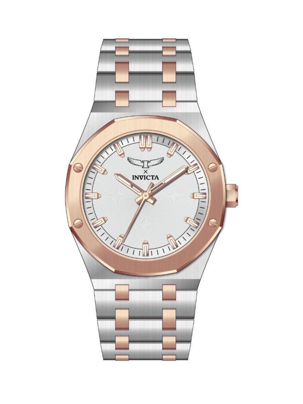 NWT Invicta Specialty 69966 Men’s 42mm Two-Tone Silver Rose Gold Watch